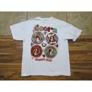 The Doors Shaman's Blues T-shirt, Winterland, White Sz XL 1990s